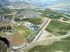 Aerial View Of Chelan Airport