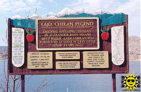 Click Here for Larger Version of
Lake Chelan Legend