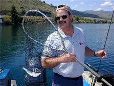Dave Graybill - the Fishin' Magician on Lake Chelan